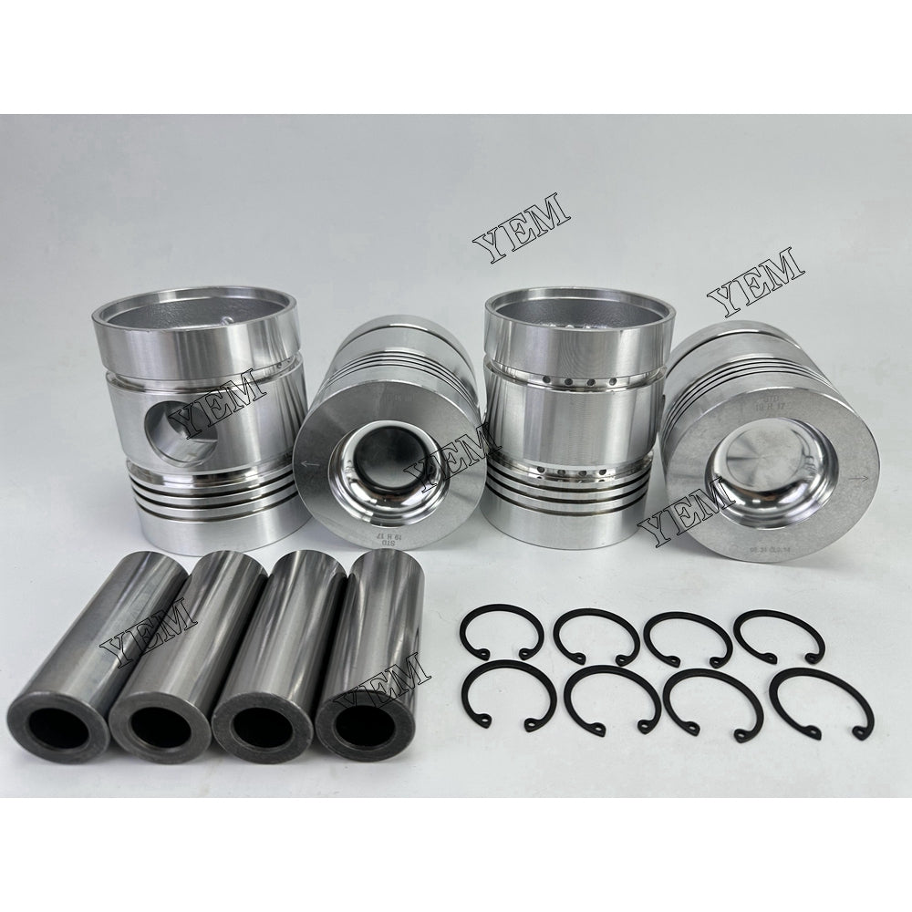 YEM Parts 4X Piston std size 98mm For Perkins 4.236 generator set Engine