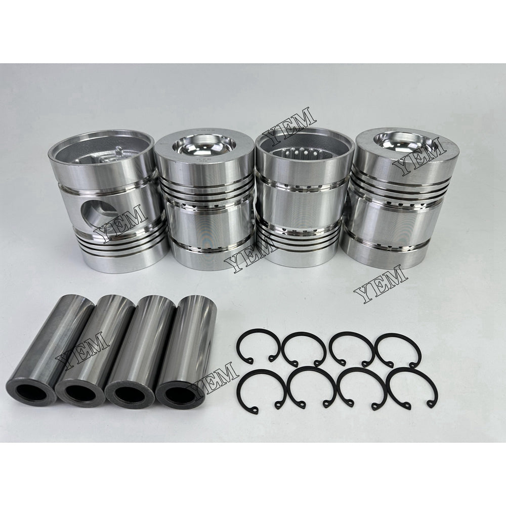 YEM Parts 4X Piston std size 98mm For Perkins 4.236 generator set Engine For Perkins
