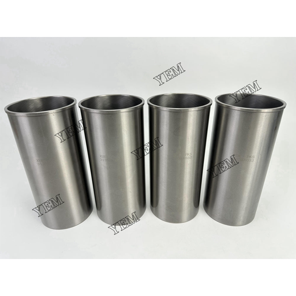 YEM Parts 4X 3135X032 Cylinder Liner For Perkins 4.236 generator set Engine