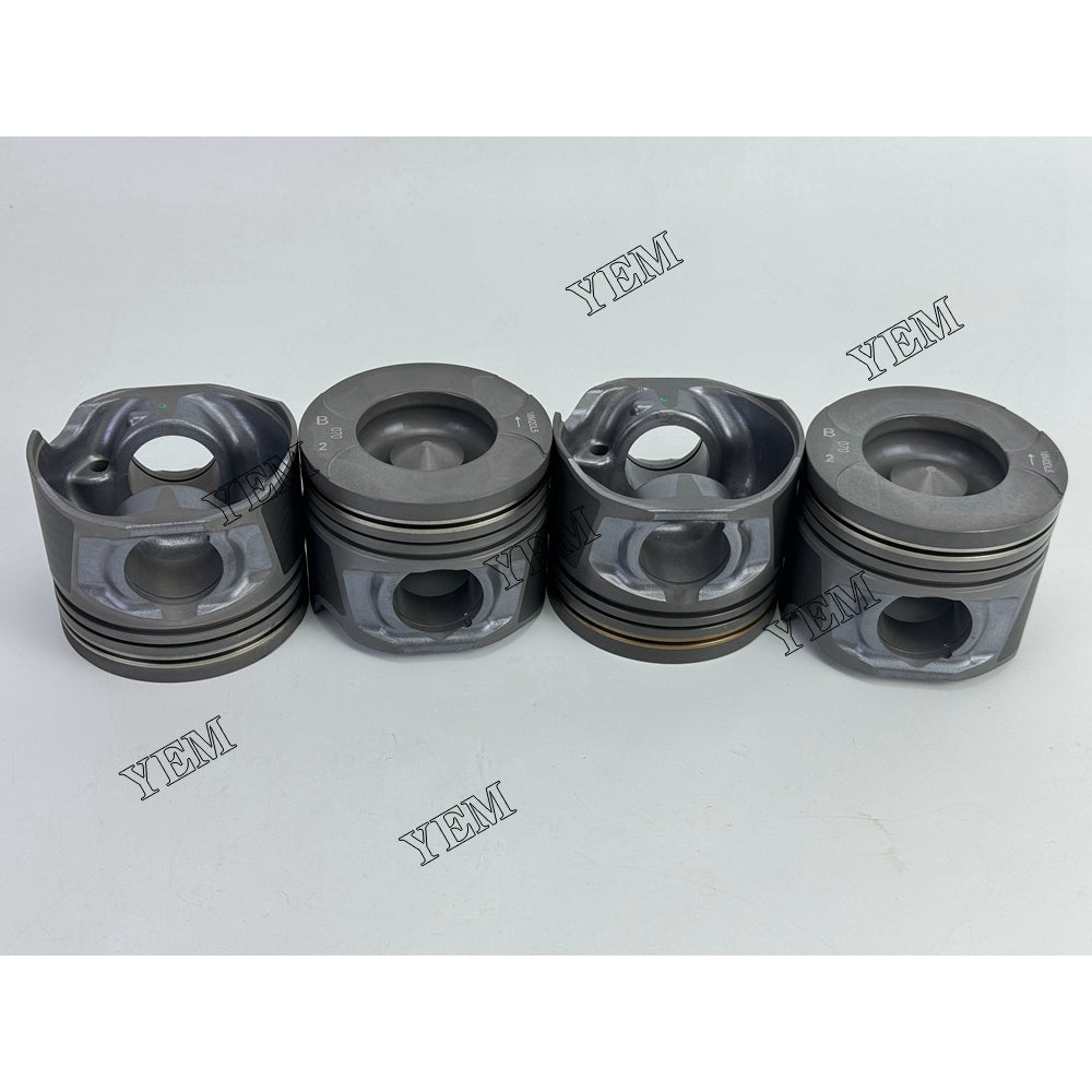 YEM Parts 4X Piston std size 96mm For Toyota 1KD 40-8 FD 45 N Blade diesel forklift Engine For Toyota