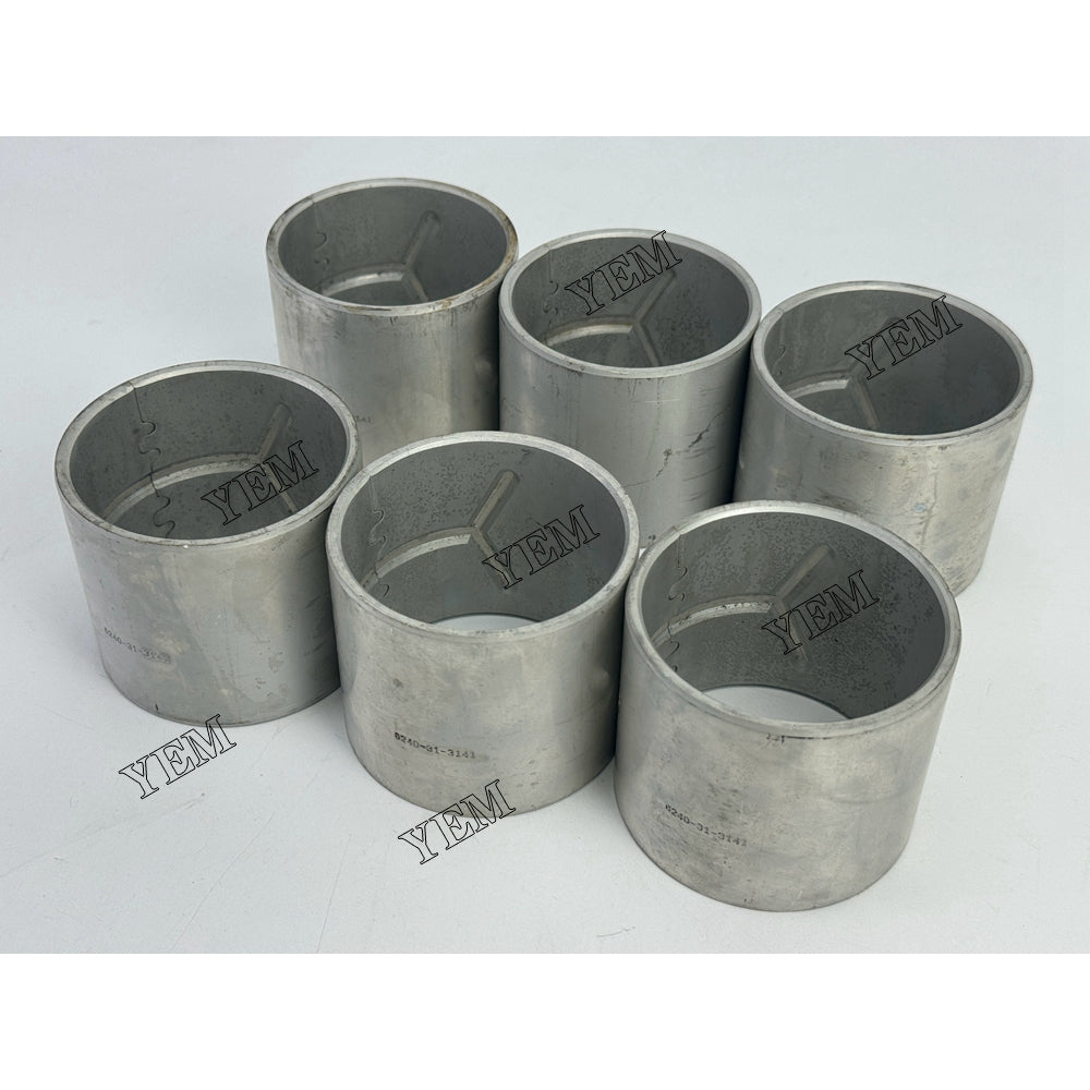 YEM Parts 6X 6240-31-3141 4095487 Bushing For Komatsu 6D170 mobile reclaimer Engine For Komatsu