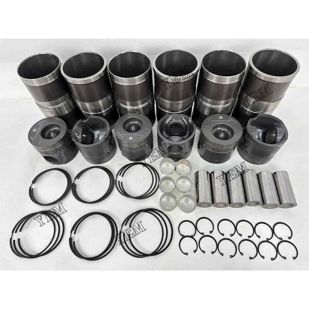 YEM Parts 6X 5343091 Cylinder Liner Kit For Cummins 6LTAA9.3 Engine