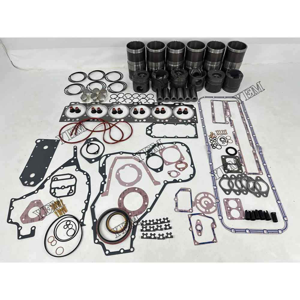 YEM Parts 6X 5343091 Overhaul Kit With Gasket Set For Cummins 6LTAA9.3 Engine