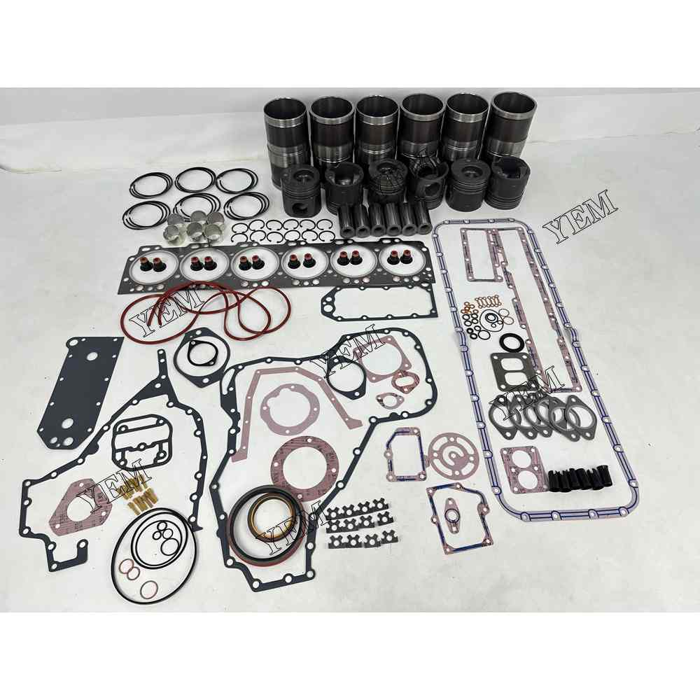 YEM Parts 6X 5343091 Overhaul Kit With Gasket Set For Cummins 6LTAA9.3 Engine For Cummins