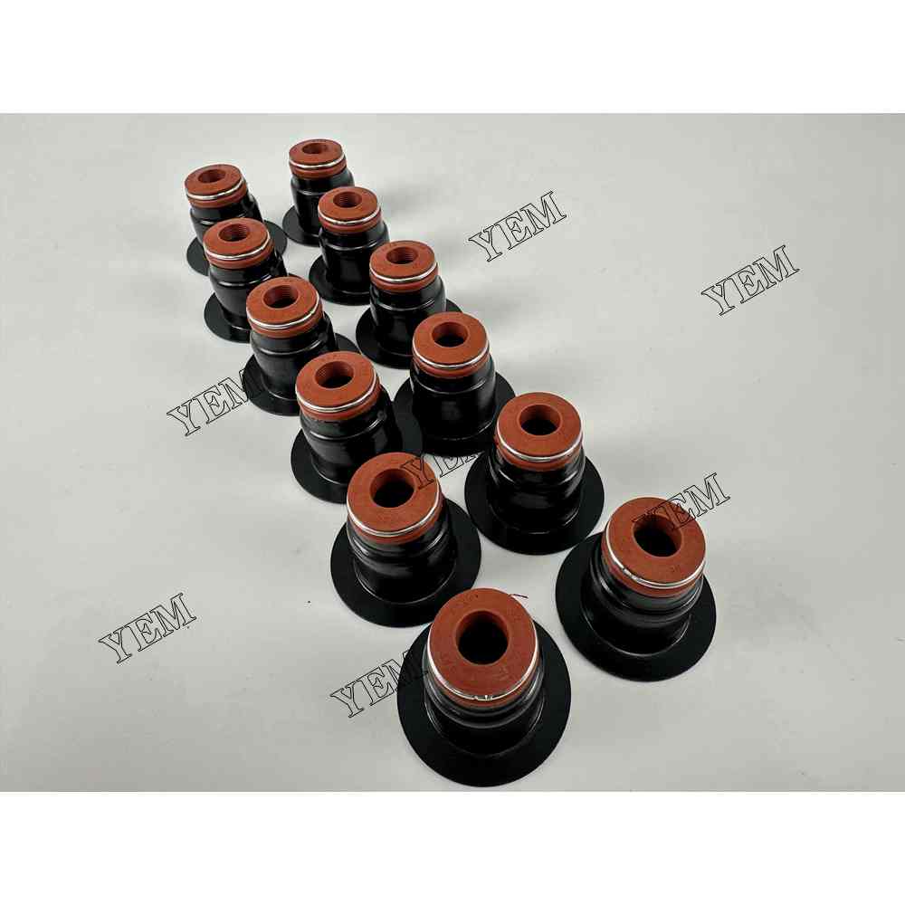 YEM Parts 12X Valve Oil Seal For Cummins 6LTAA9.3 excavator diesel engine For Cummins