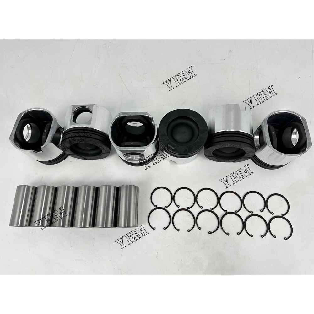 YEM Parts 6X 3161819 3081334 4059898 Piston std size For Cummins M11 excavator For Cummins