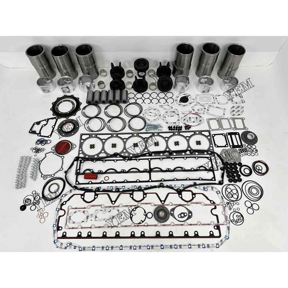 YEM Parts 6X Overhaul Kit With Gasket Set For Cummins M11 O&K RH 23.5 excavator Engine