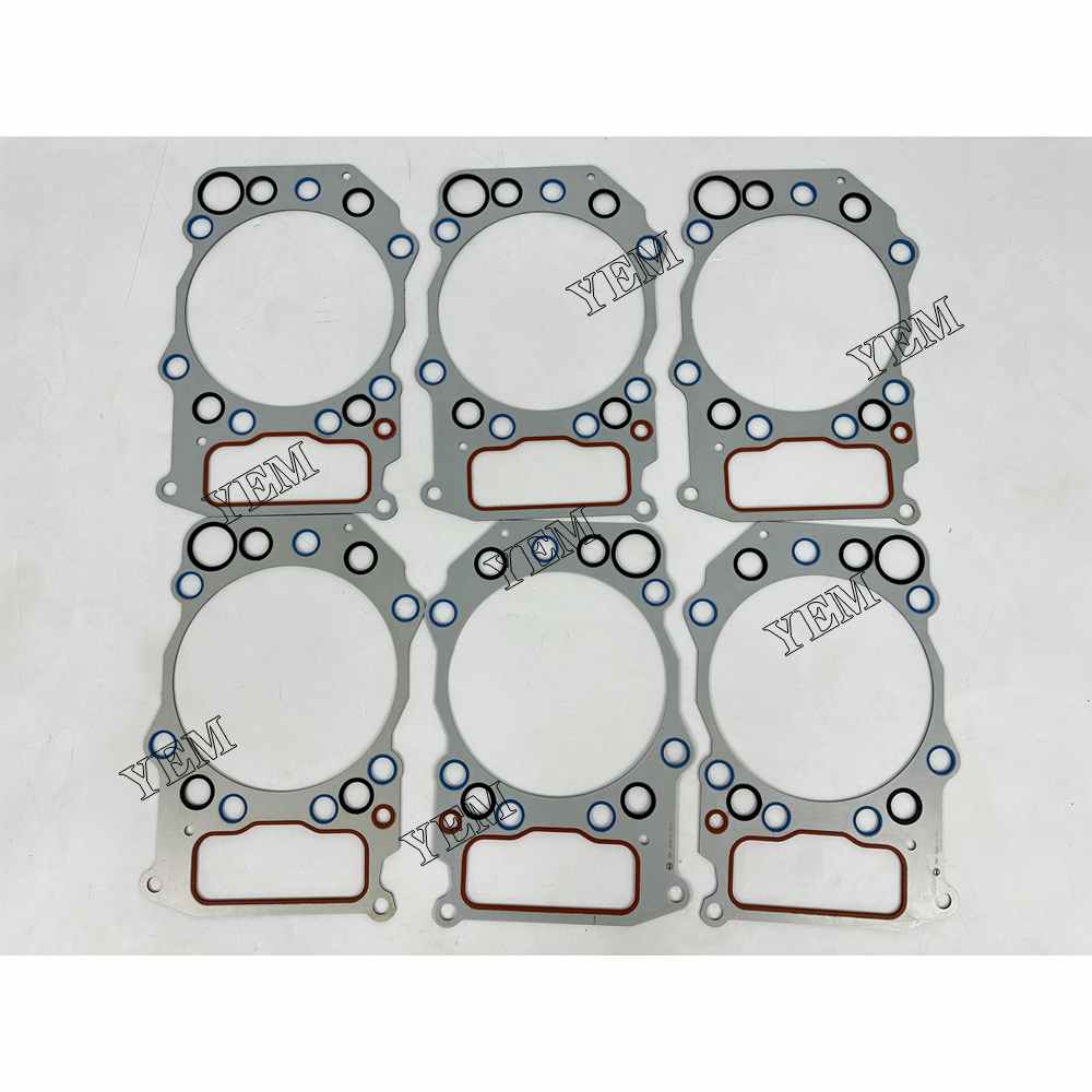 YEM Parts 4095440 Head Gasket 193mm For Cummins QSK23 Hitachi EX 1200-6 excavator Engine