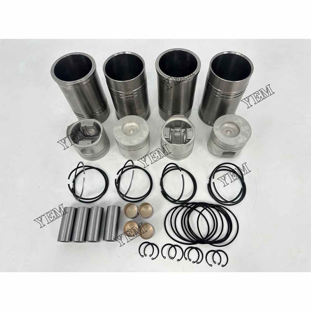 YEM Parts 4X Cylinder Liner Kit For YUNNEI YN33GBZ diesel engine spare parts For YUNNEI