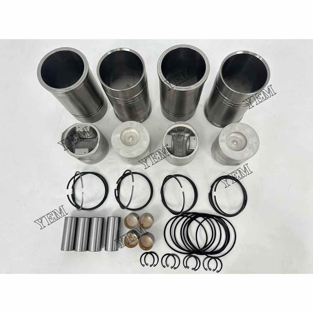 YEM Parts 4X Cylinder Liner Kit For YUNNEI YN33GBZ diesel engine spare parts For YUNNEI