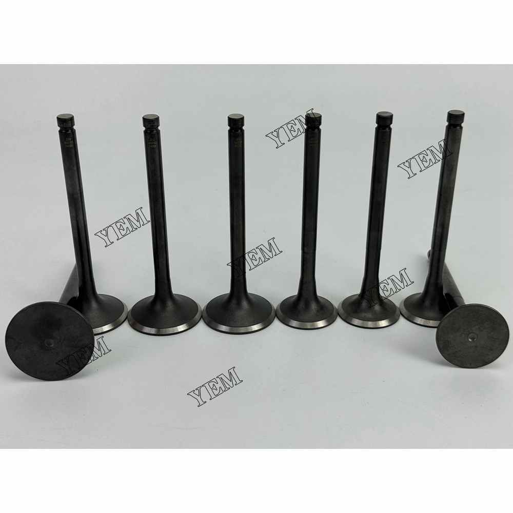 YEM Parts 8X Intake Valve For YUNNEI YN33GBZ diesel engine spare parts For YUNNEI