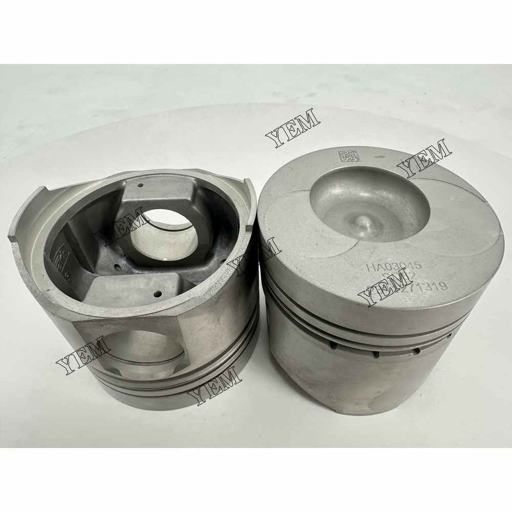 YEM Parts 4X Piston std size 100mm For YUNNEI YN33GBZ excavator diesel engine For YUNNEI