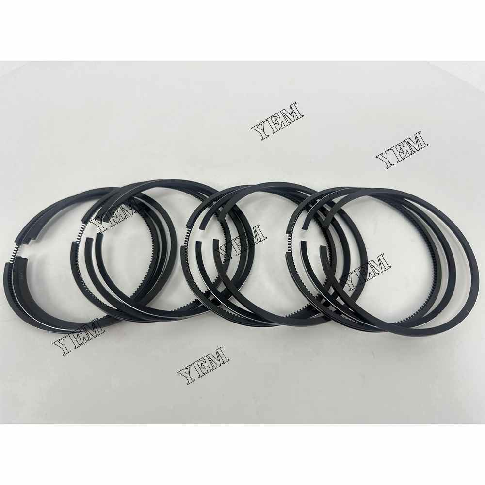 YEM Parts 4X Piston Rings Set 100mm For YUNNEI YN33GBZ excavator diesel engine For YUNNEI