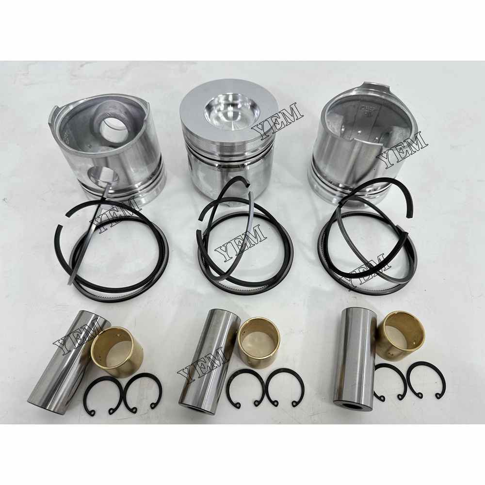 YEM Parts 3X Piston With Rings For Chang Chai ZN390 diesel engine spare parts