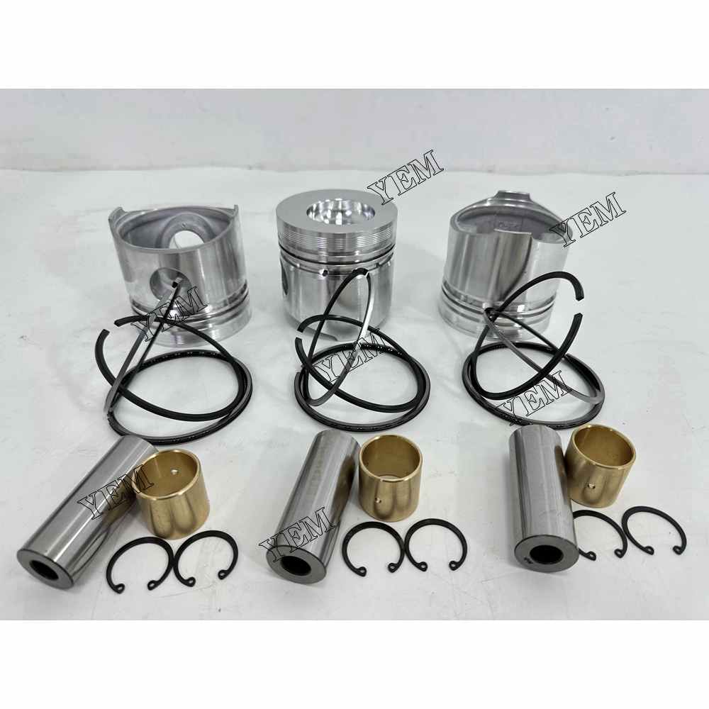 YEM Parts 3X Piston With Rings For Chang Chai ZN390 diesel engine spare parts For Chang Chai