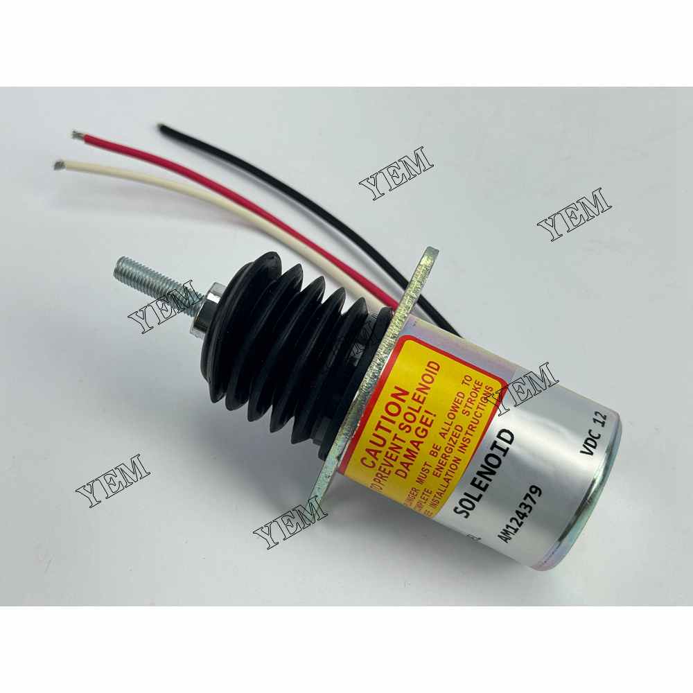 YEM Parts AM124379 Solenoid Valve 12V For John Deere diesel engine spare parts
