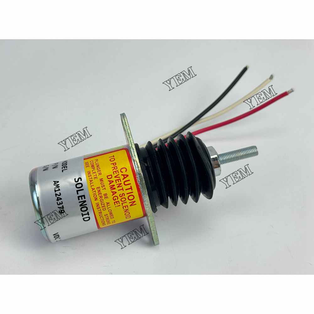 YEM Parts AM124379 Solenoid Valve 12V For John Deere diesel engine spare parts For John Deere