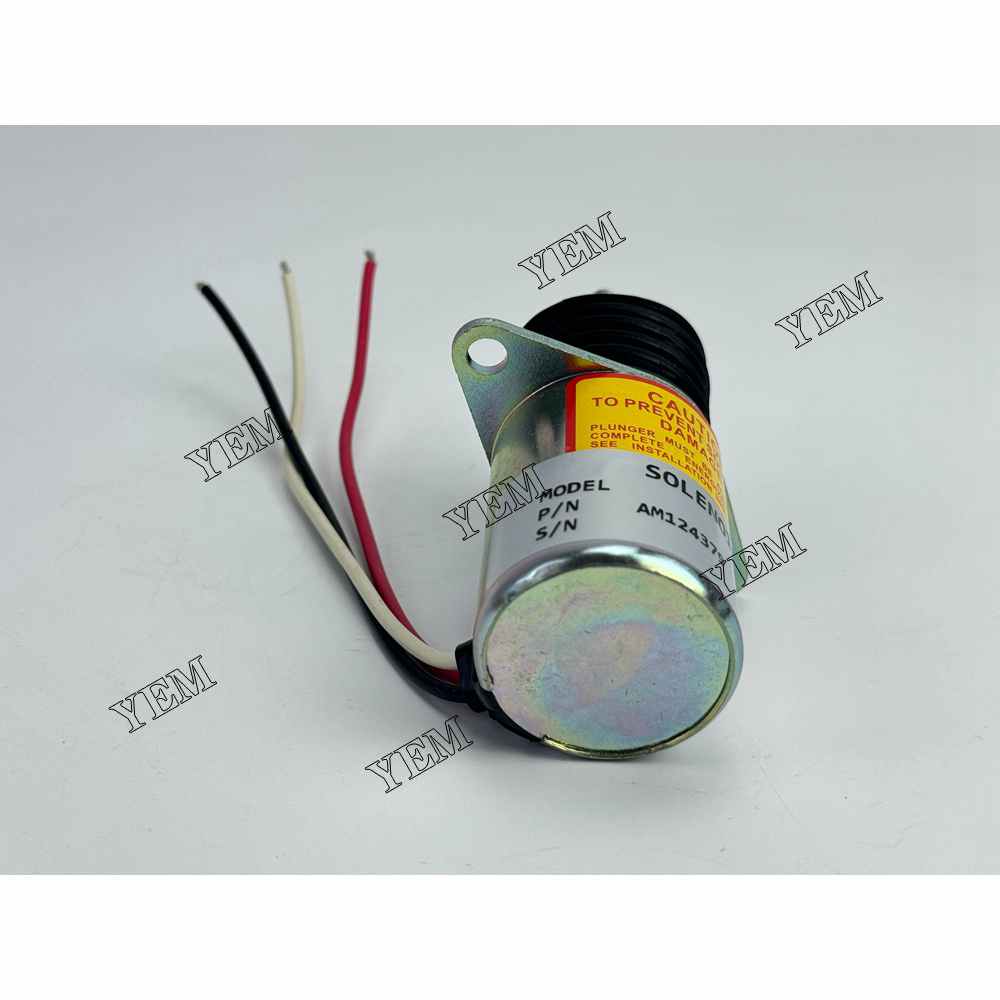 YEM Parts AM124379 Solenoid Valve 12V For John Deere diesel engine spare parts For John Deere