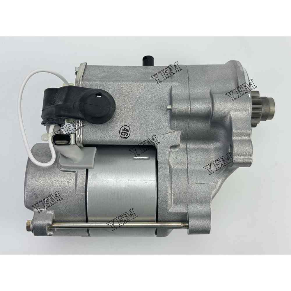 YEM Parts D1305 Starter Motor 12V 9T 16611-63010 For Kubota Engine Case CX30C excavator