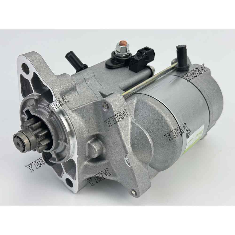 YEM Parts D1305 Starter Motor 12V 9T 16611-63010 For Kubota Engine Case CX30C excavator For Kubota