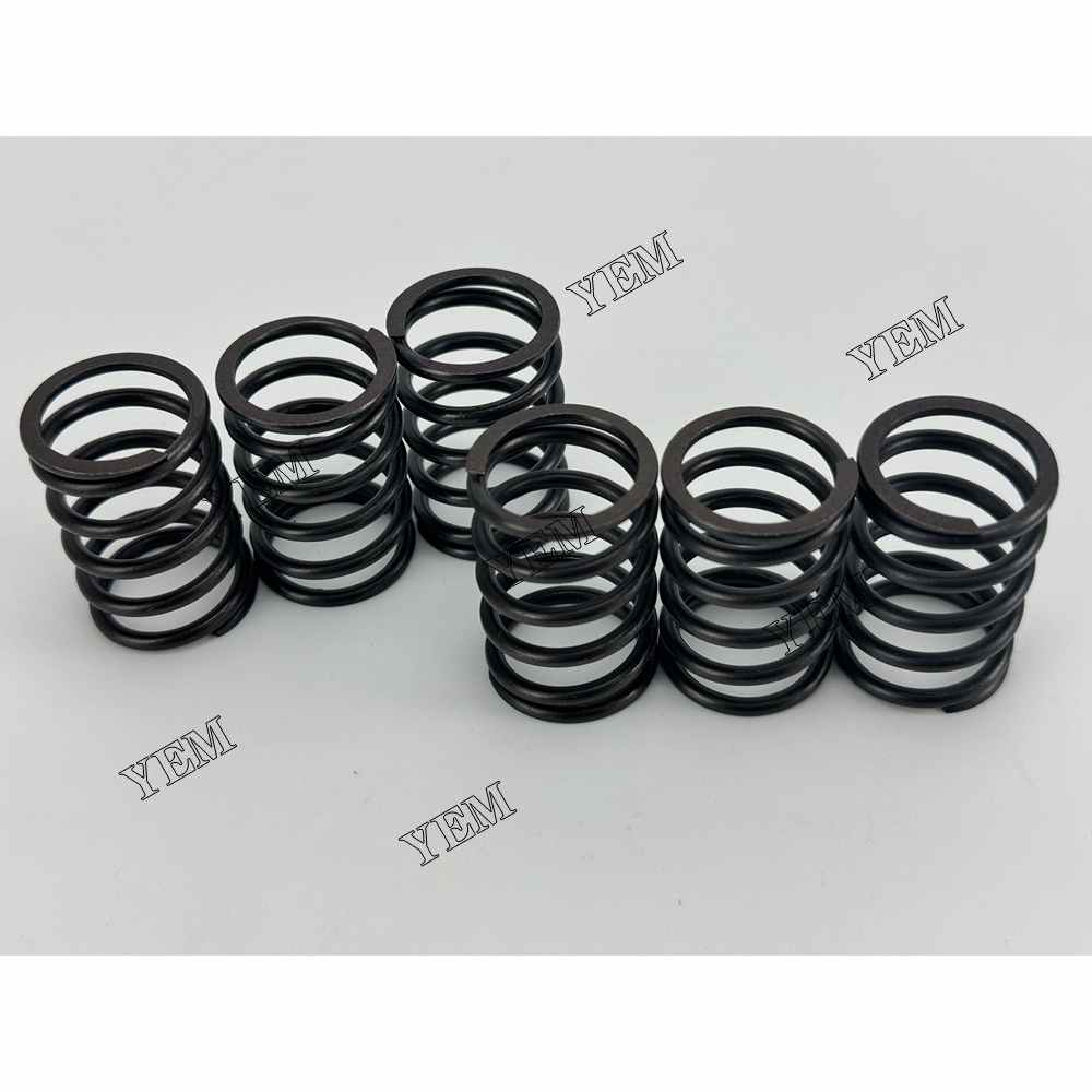 YEM Parts 6PCS For Kubota Valve Spring E3100 Engine Spare Parts For Kubota