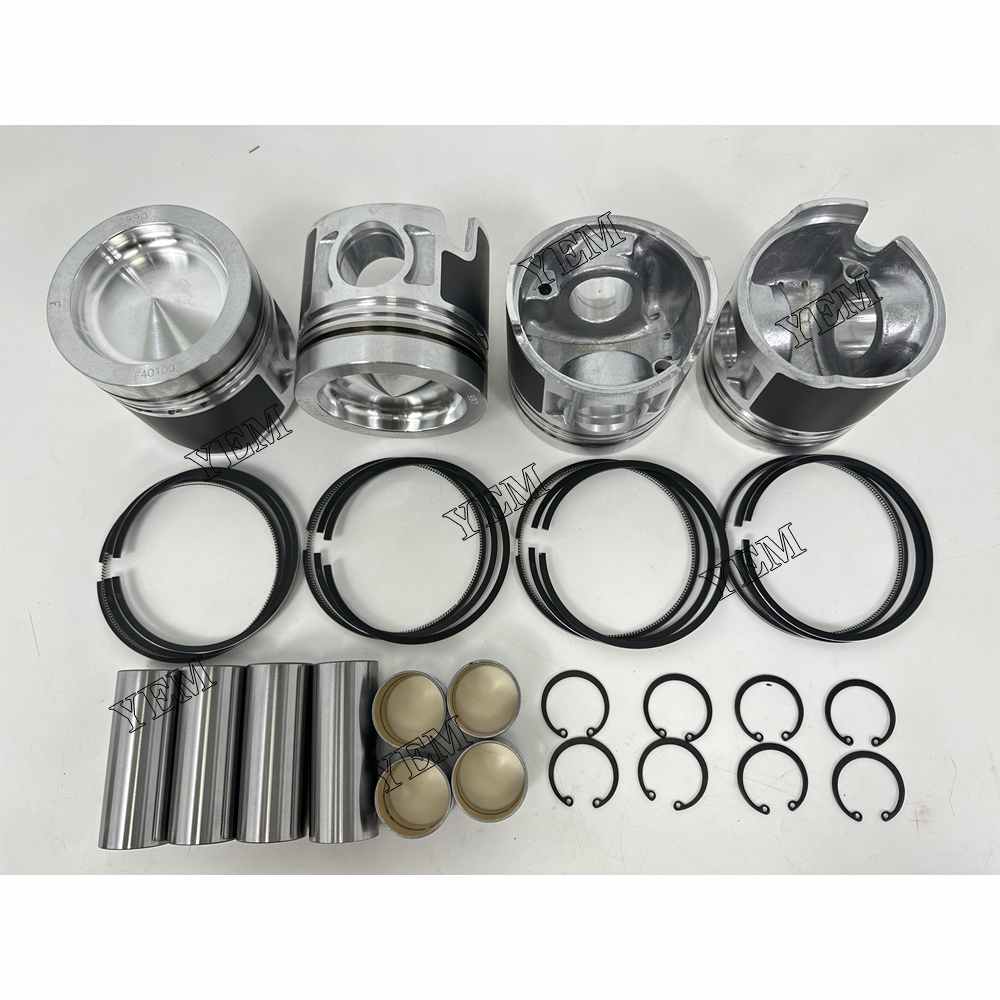 YEM Parts 4PCS For Mitsubishi Piston and Ring set D04FD Engine Spare Parts For Mitsubishi