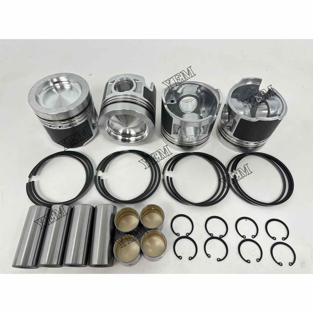 YEM Parts 4PCS For Mitsubishi Piston and Ring set D04FD Engine Spare Parts For Mitsubishi
