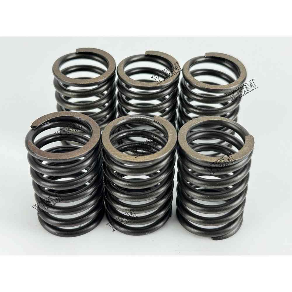 YEM Parts 6PCS For Mitsubishi Valve Spring K3D Engine Spare Parts