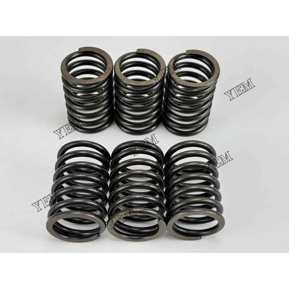 YEM Parts 6PCS For Mitsubishi Valve Spring K3D Engine Spare Parts For Mitsubishi