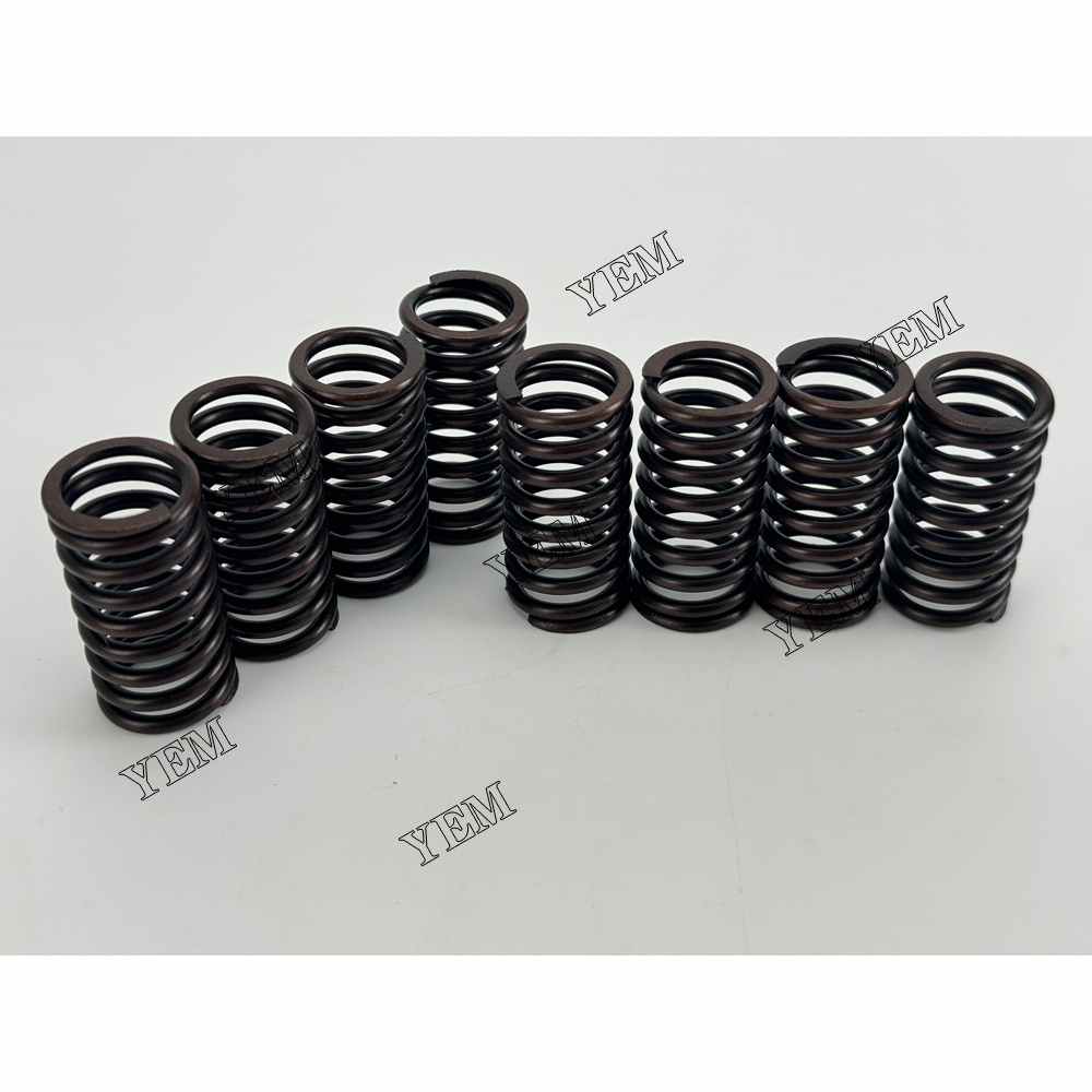 YEM Parts 8PCS For Mitsubishi Valve Spring S4L Engine MT271 CT41 3040 445 4W-305 tractor For Mitsubishi