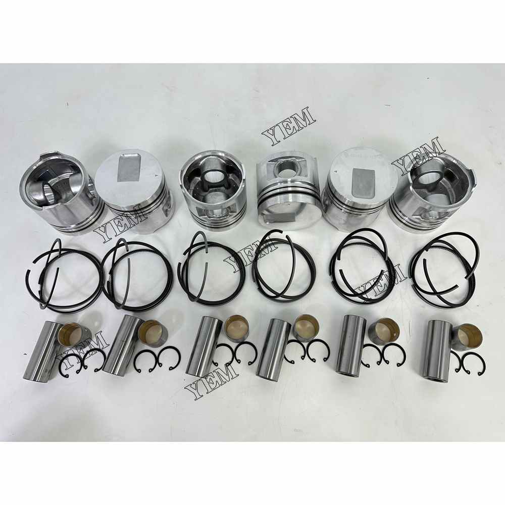YEM Parts For Mitsubishi Piston and Ring set S6S Engine Spare Parts