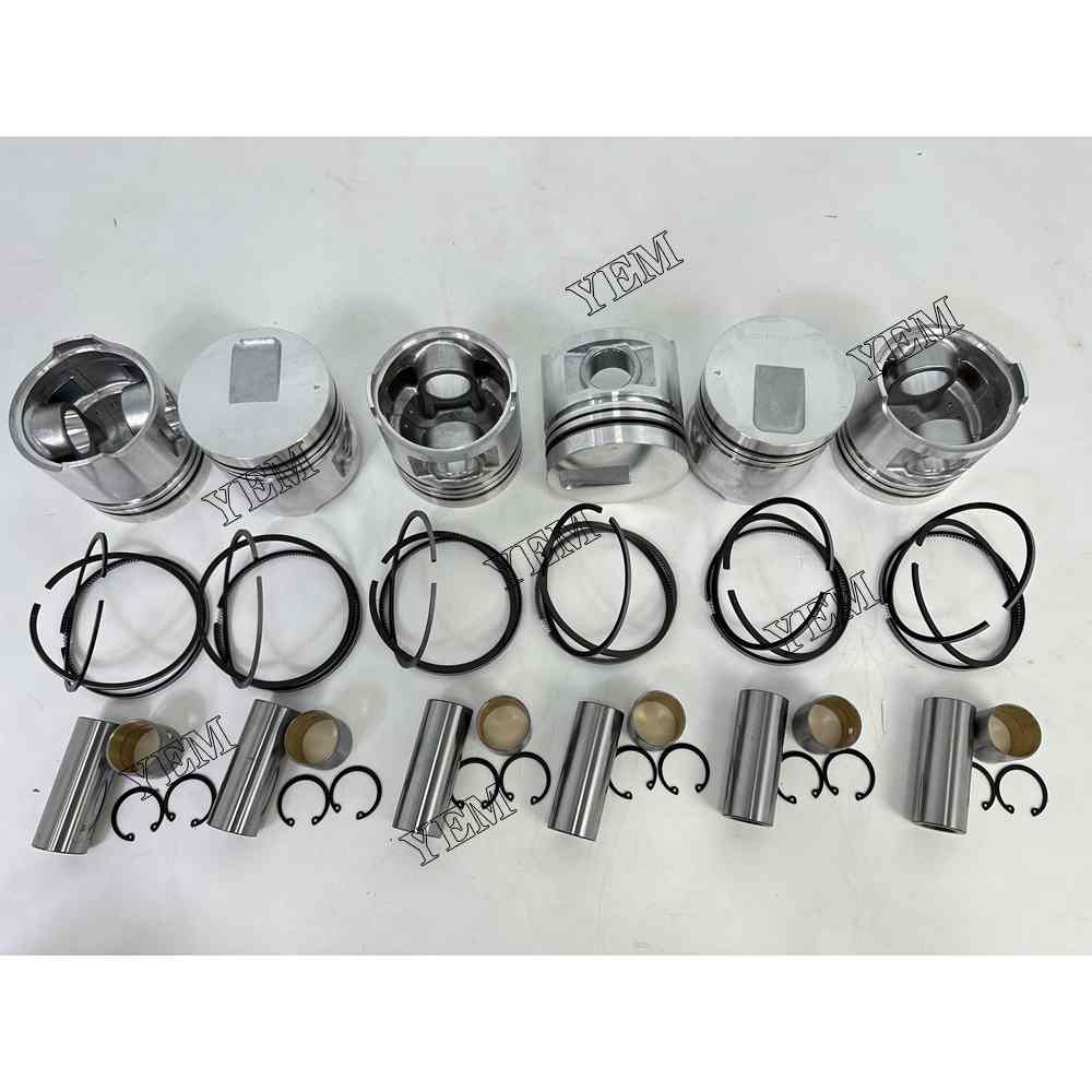 YEM Parts For Mitsubishi Piston and Ring set S6S Engine Spare Parts