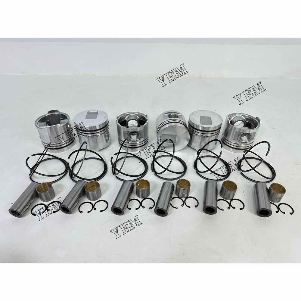 YEM Parts For Mitsubishi Piston and Ring set S6S Engine Spare Parts