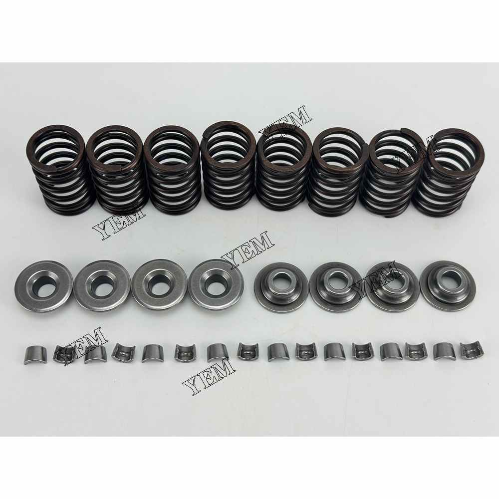YEM Parts For Isuzu Valve spring kit 4LE1 Engine Fiat Kobelco EX 50-U excavator For Isuzu