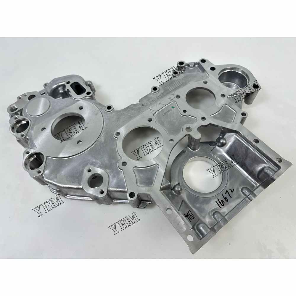 YEM Parts 3716C581 Timing Cover for Perkins 1104D-44T Engine Fit Excavator Diesel Engine