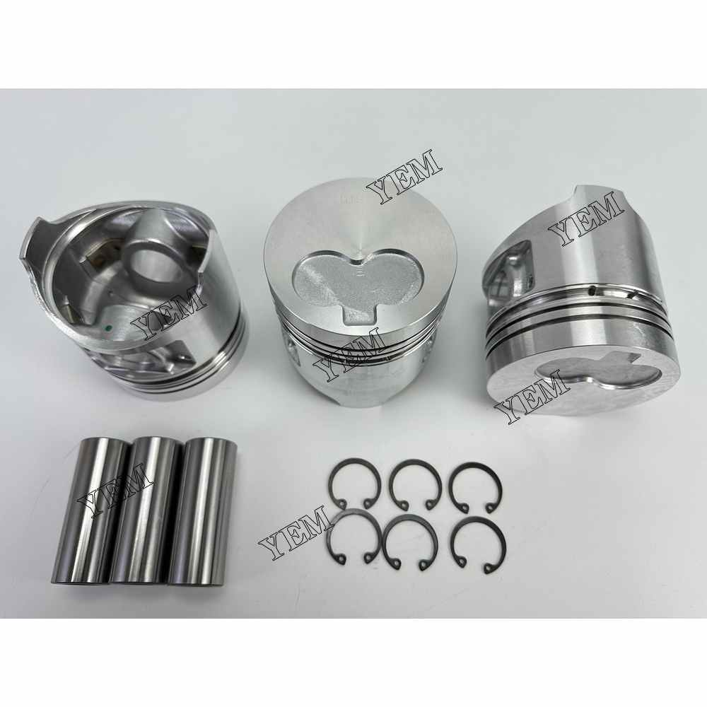 YEM Parts 3PCS For Shibaura Pistons STD J843 Engine Spare Parts For Shibaura