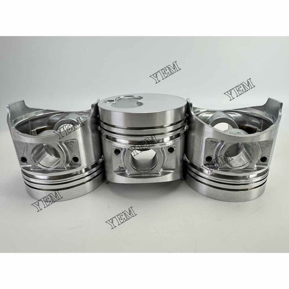 YEM Parts 3PCS For Shibaura Pistons STD J843 Engine Spare Parts For Shibaura