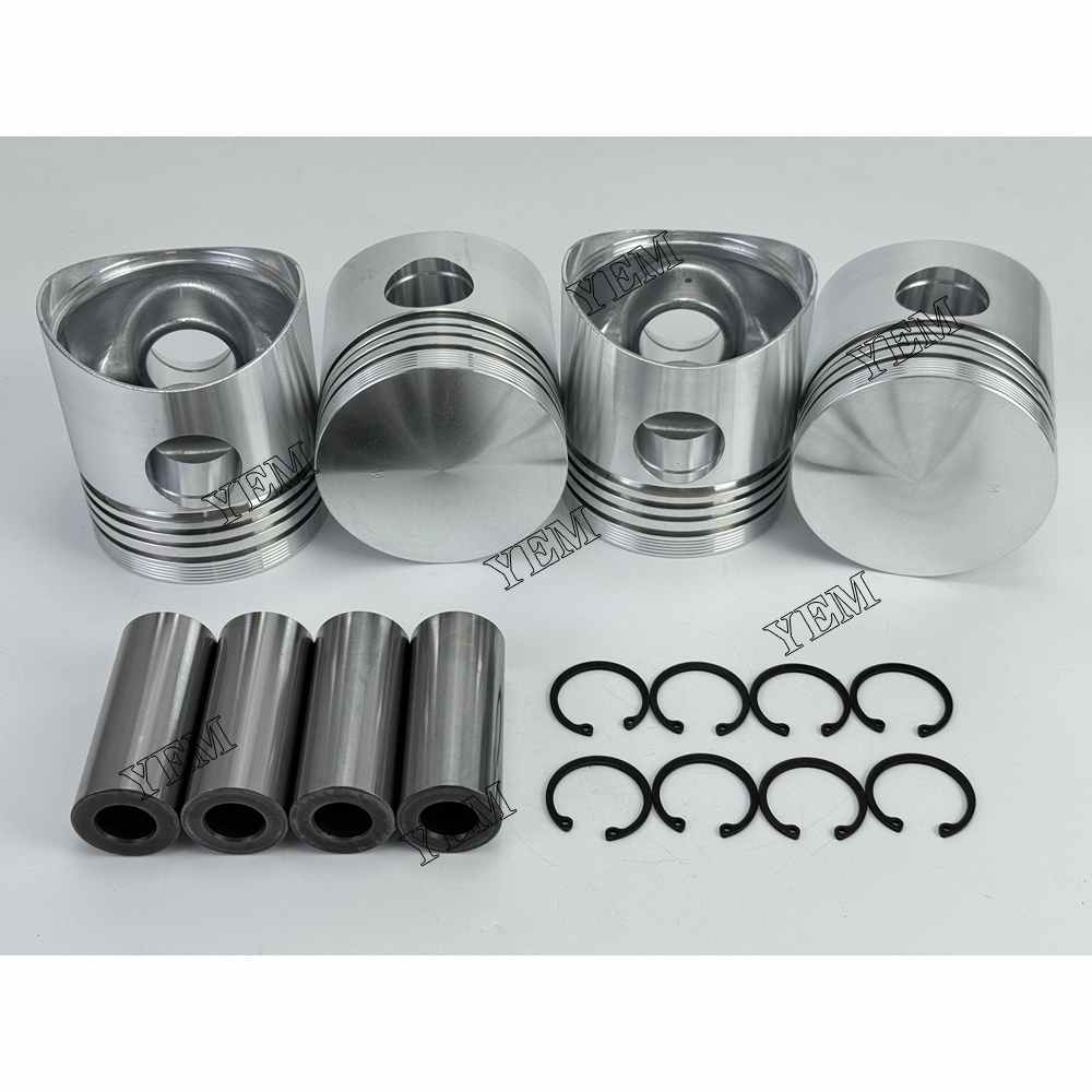 YEM Parts 3PCS For Yanmar Pistons STD 3T84 Engine Spare Parts