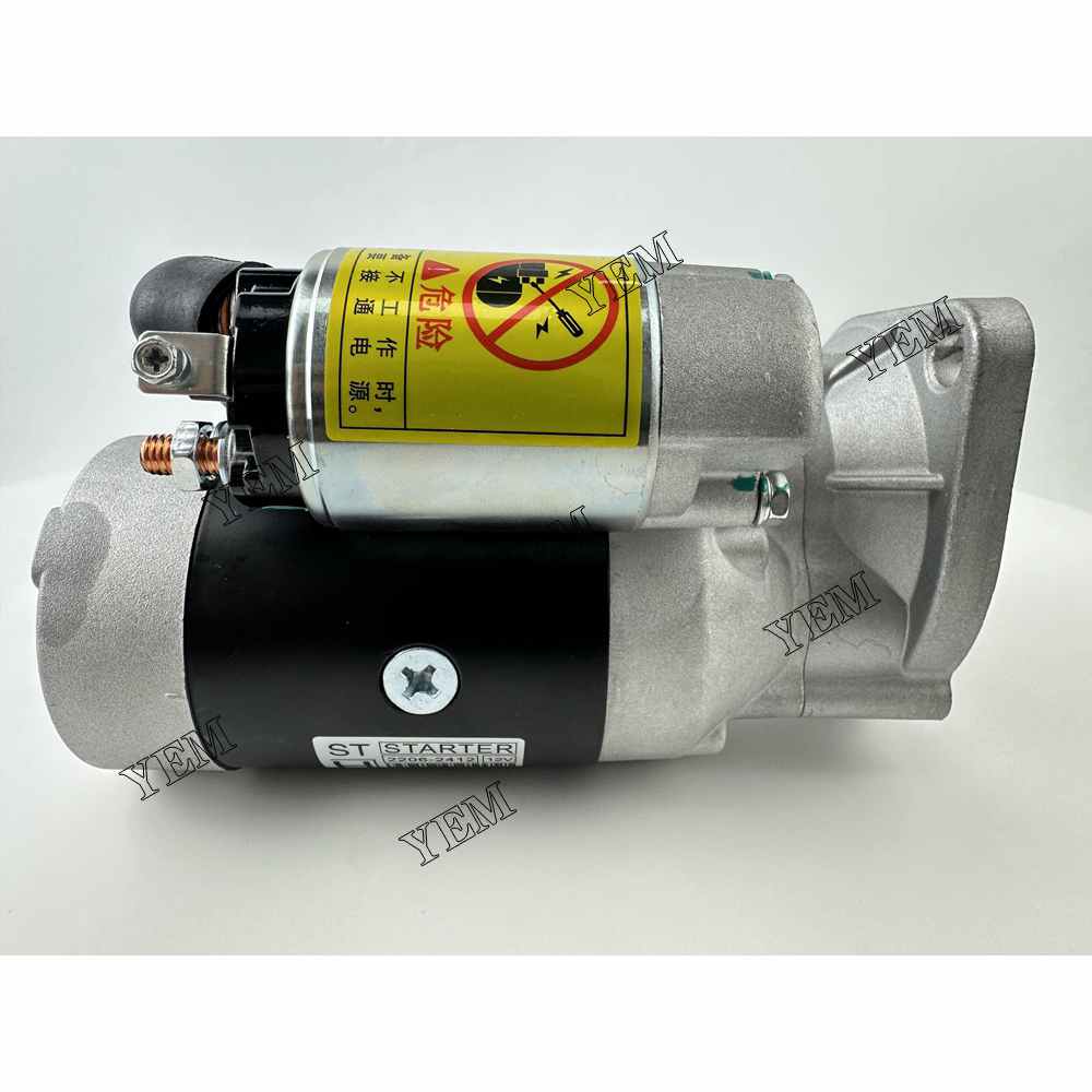 YEM Parts 4D84-2 Starter Motor 12V 15T 129400-77011 For Yanmar Engine For Yanmar