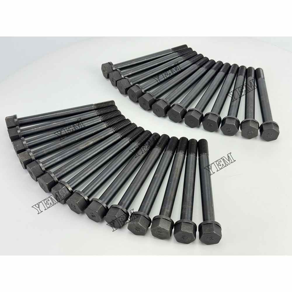 YEM Parts Part Number 6136-12-1610 SCREW For Komatsu 6D105 Engine PC200-2 excavator For Komatsu