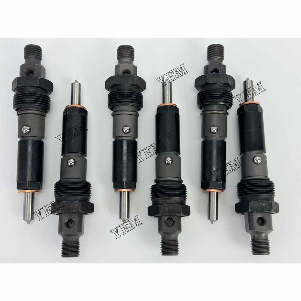 YEM Parts 6PCS Part Number KDAL59P5 Fuel Injector For Cummins 6BT Engine For Cummins