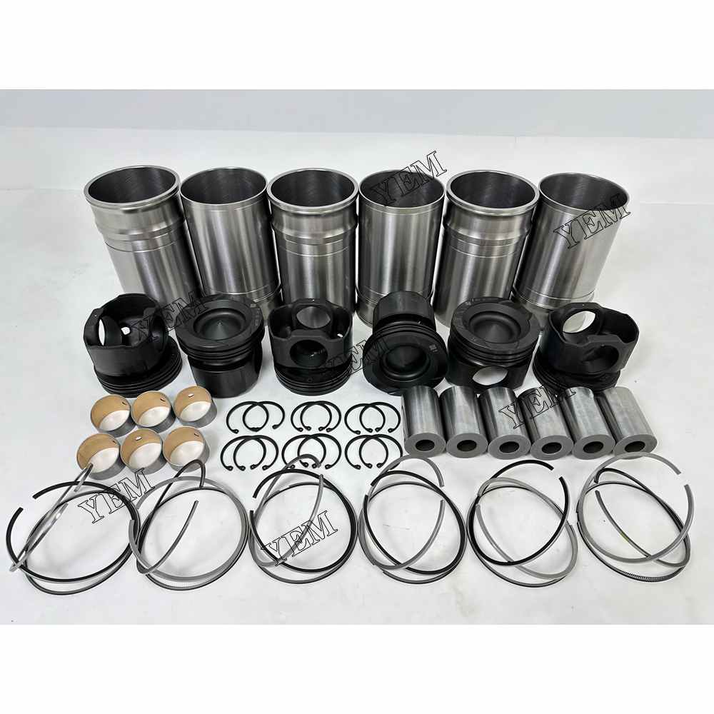 YEM Parts high quality QSG12 Cylinder Liner Kit For Cummins QSG12 Truck Engine For Cummins