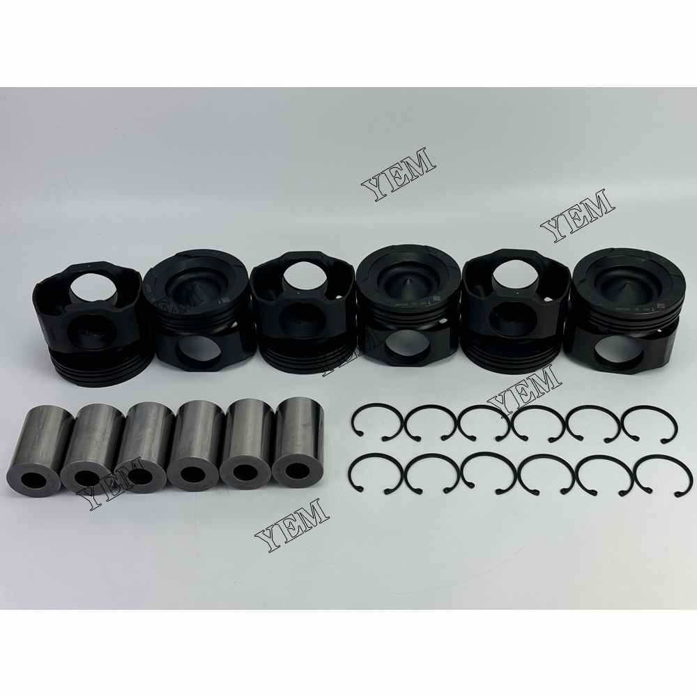 YEM Parts Part Number 3697229 3697230 3697158 3820782 Pistons STD For Cummins QSG12 Engine