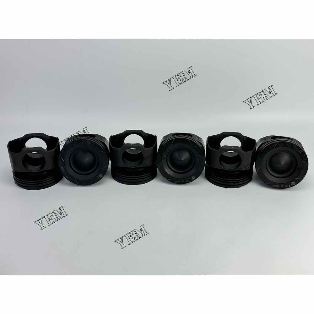 YEM Parts Part Number 3697229 3697230 3697158 3820782 Pistons STD For Cummins QSG12 Engine