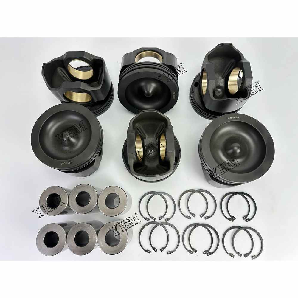 YEM Parts Part Number 235-8098 319-6715 Pistons STD For Caterpillar C18 Engine