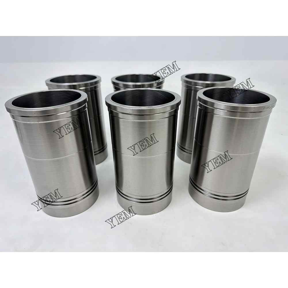 YEM Parts 6PCS Part Number 340-9000200 Cylinder Liner Sleeve For Yuchai 6108 Engine For Yuchai