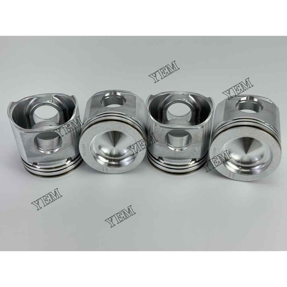 YEM Parts 4PCS Part Number RE527039 Pistons STD For John Deere 4045 Engine For John Deere
