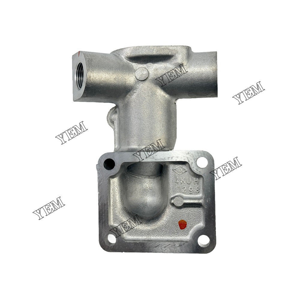 YEM Parts 19005-72700 Water Flange Base for Kubota D1105 Engine Fit Bobcat Harvester For Kubota