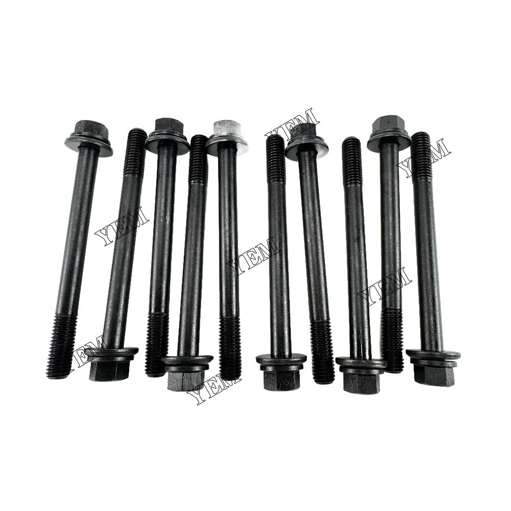 YEM Parts For Nissan Head Bolt Set H25 Engine Komatsu FG 25 HT-16 R LPG forklift