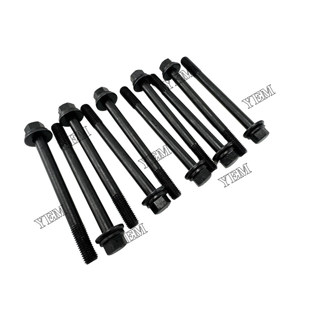 YEM Parts For Nissan Head Bolt Set H25 Engine Komatsu FG 25 HT-16 R LPG forklift For Nissan